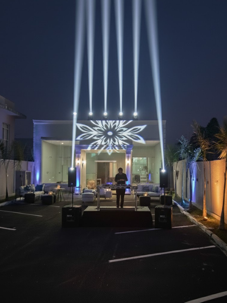 Inauguracao de loja com iluminacao e sonorizacao em Sao Jose dos Pinhais